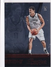 14/15 PANINI PRESTIGE BROOK LOPEZ BONUS SHOTS RED PARALLEL /199 #66
