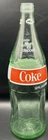 Vintage Coca-Cola Coke 12” Tall 32 Fl Oz 1 Quart Old Green Glass Bottle W/ Lid