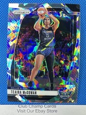 2024 #105 Teaira McCowan Panini Prizm WNBA Cracked Ice Prizm Wings