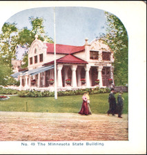 ST. Louis Worlds Fair, The French Government's Building--Stereoview LB77