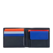 DUDU Men's RFID Leather Small Wallet with Wallet