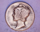 1918-D  Mercury Head Silver Dime  **213-6A