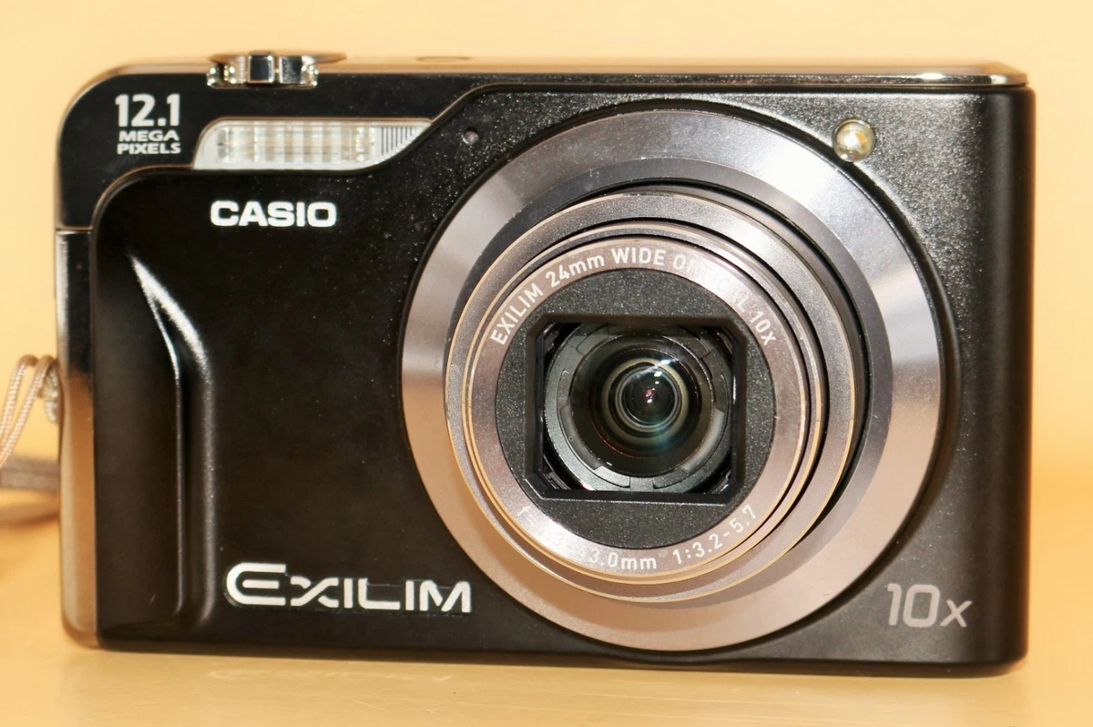 CASIO EXILIM EX−H10 ブラック Casio Exilim EX-ZR10 12.1 MP digital camera 7x zoom lens *black