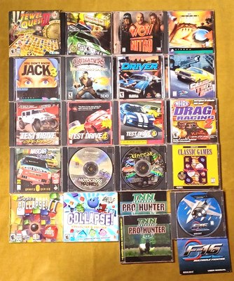 Large Lot Of 20 Mixed PC Games- Need For Speed, Driver, Test Drive 4 & 5