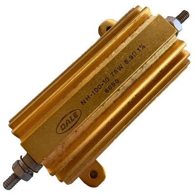 #ad Dale 5.9 OHM ohm 1% 75W Power Resistor NH 100 10 6650 Large 6quot; Gold $29.93