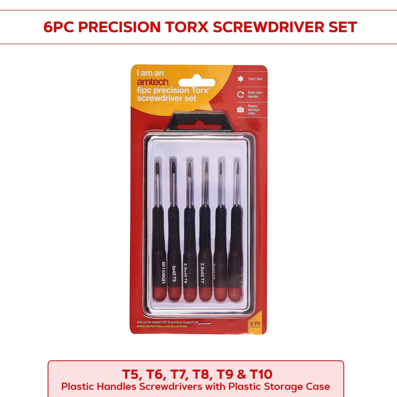 Lotus Precision Torx Set T5-T10 Star Screwdrivers Repair Tools with Case