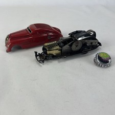 Vintage Tin Wind Up Car Kommando Anno 2000 SCHUCO Germany Parts or Repair