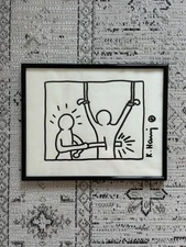 Keith Haring (1958-1990) - Signed Authentic Drawing - Sans Titre, 1981