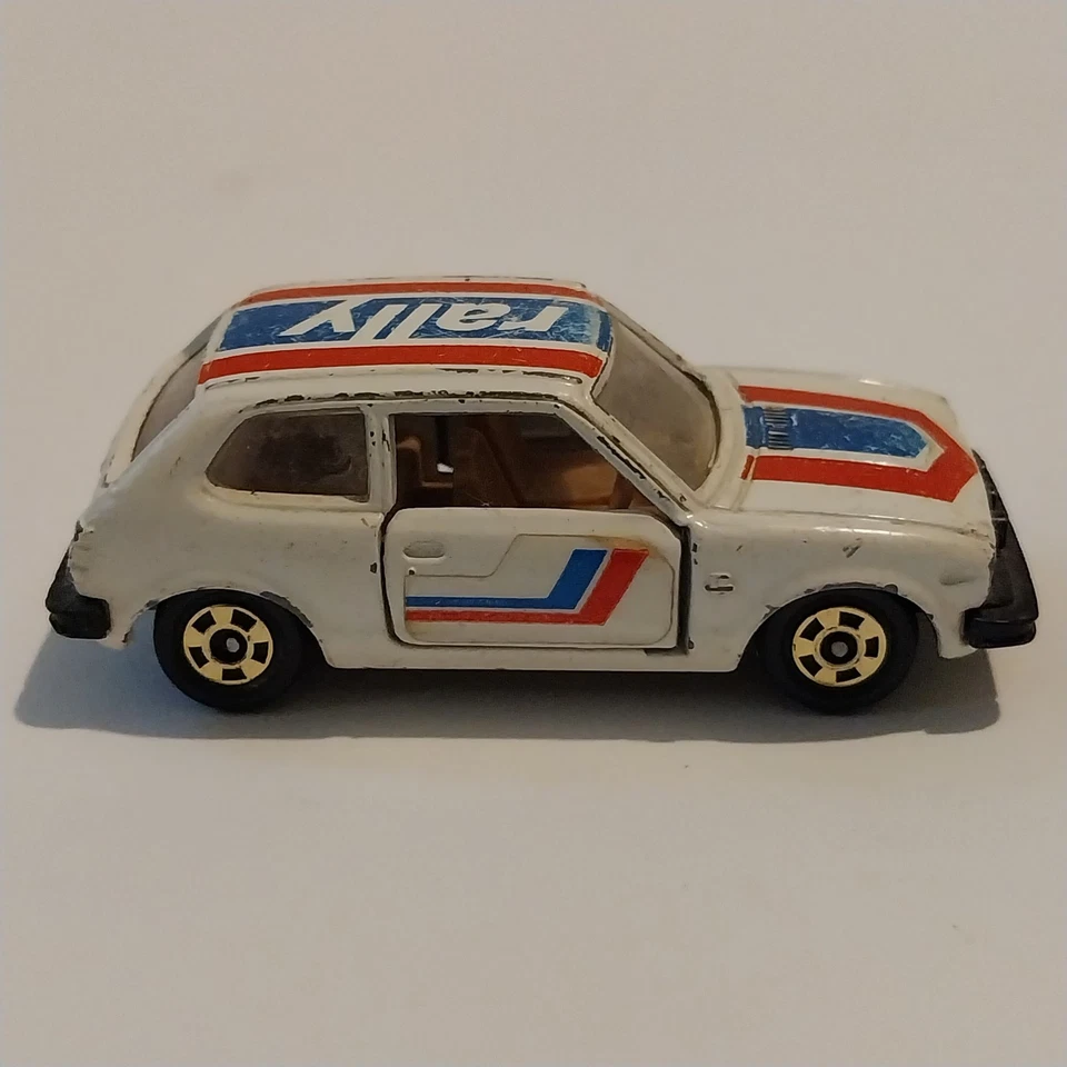 De colección Rally Tomica TOMY Honda Civic GL 1974 Nº83 Raya Roja y Azul Foto 3 de 4