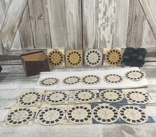 Vintage ViewMaster Lot Sawyer  s ViewMaster Model G late 1940s  1950 Lot 19 Reels