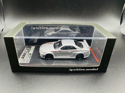ミニカー ignition model1/64 Nismo R34 GT-R R-tune Ignition Model Silver Nissan Nismo R34 GT-R Z-tune 1:64 Diecast