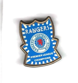 RANGERS COFFER BADGE...PREMIER CHAMPS