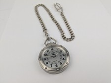Vtg NEW OLD STOCK Roots Canada Pocket Watch R209 W/ Fob Chain 44mm