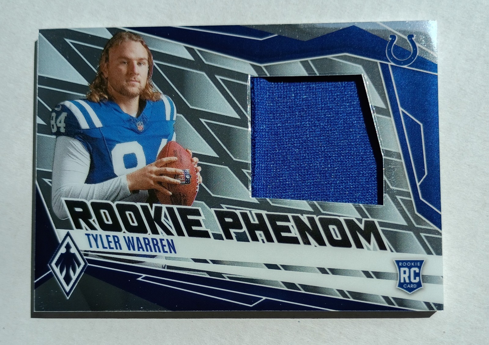 2025 PANINI PHOENIX TYLER WARREN ROOKIE PHENOM RC PATCH 14/699 #PJY-TWN
