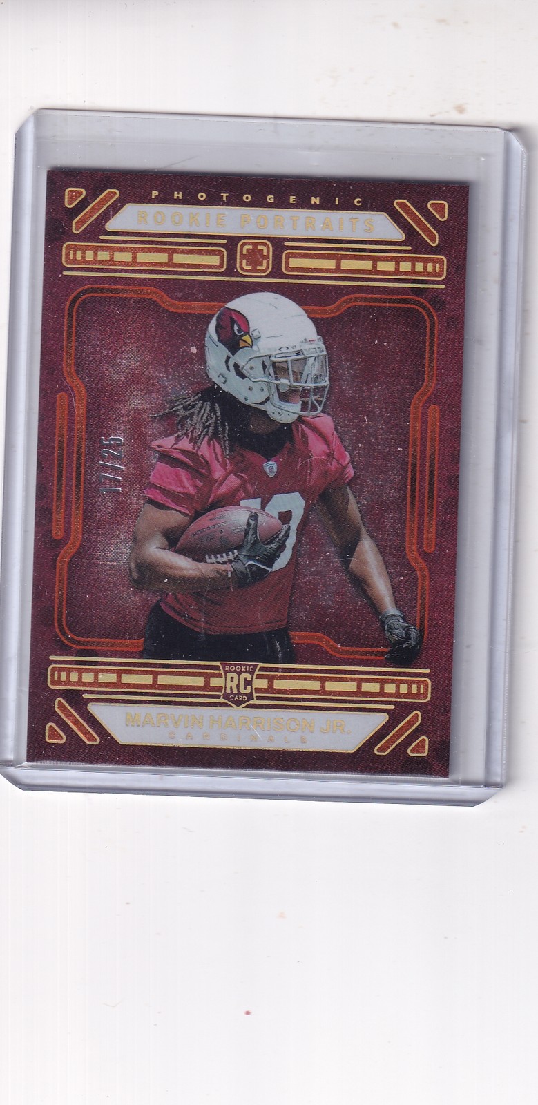 2024 Panini Photogenic #199 Marvin Harrison Jr. Orange #/25