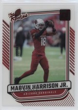 2024 Panini Clearly Donruss The Rookies Red /99 Marvin Harrison Jr #5 1k6o