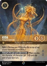 Lorcana Kida - Protector of Atlantis (Alternate Art) NM Holofoil