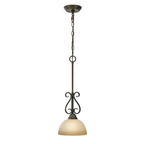 Golden Lighting Myers Collection 1-Light Peppercorn Mini Pendant - Picture 1 of 4