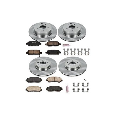 PowerStop Disc Brake Kit - Front and Rear - Fits Nissan Maxima 2009-2014 OE Stoc