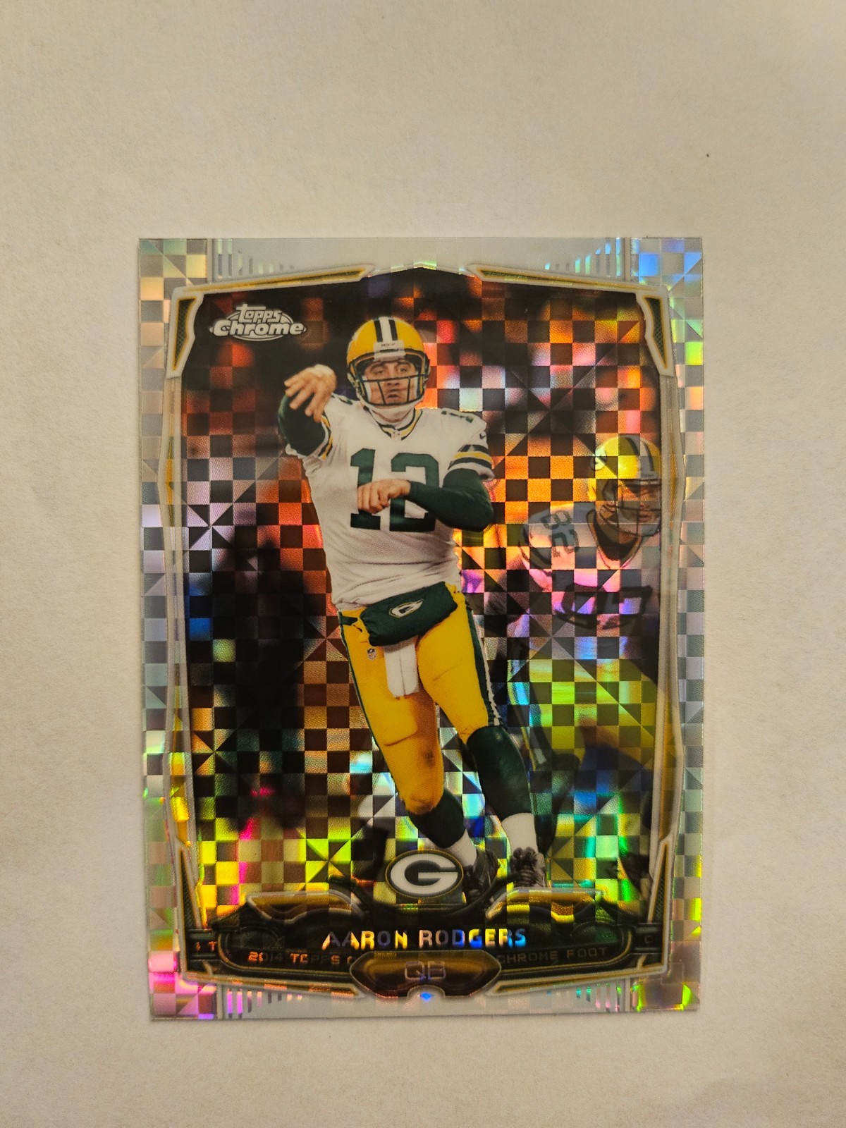 2014 Topps Chrome Aaron Rodgers Xfractor #83