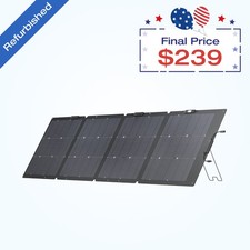 EcoFlow NextGen 220W Bifacial IP68 Portable Solar Panel Certified Refurbished