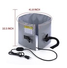 H&G Lifestyles 5 Gallon Bucket Heater,5Gal Honey Bucket Warmer, Heating Pail ...