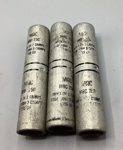 Used MAC Lot Of 3 MRC 750 Index 24 2 Crimps Code 106H 3 Crimps 750 CU