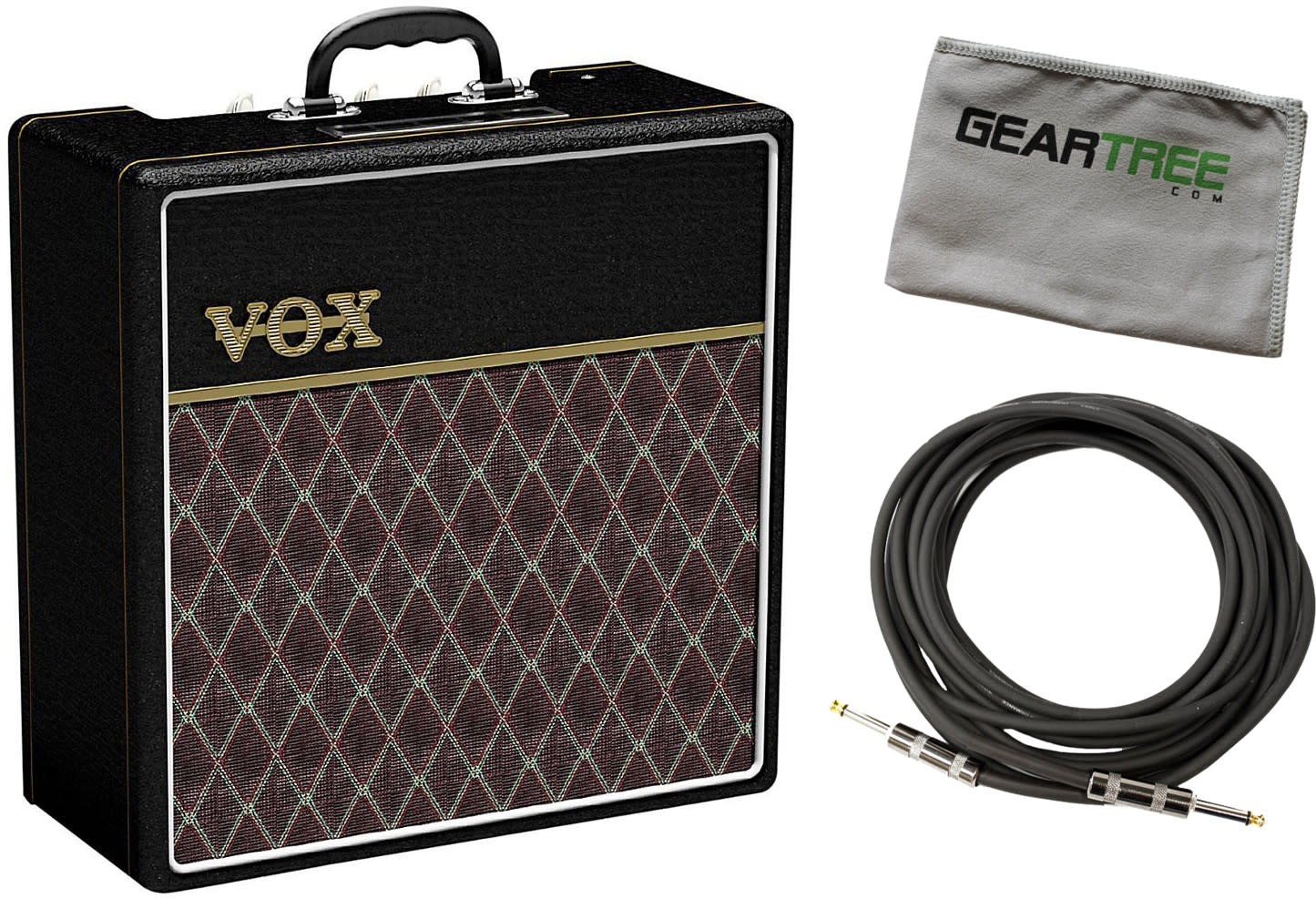 VOX AC4C112 AC4 1X12 Classic Guitar Combo Amp w/ Cable and Geartree Cloth