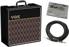 VOX AC4C112 AC4 1X12 Classic Guitar Combo Amp w/ Cable and Geartree Cloth