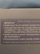 Super Mario World (SNES, 1991) With OEM Manual- Tested Works Great