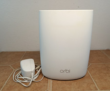Orbi Netgear Router RBR50 White Satellite Home Mesh WiFi Tri-Band TESTED w Power