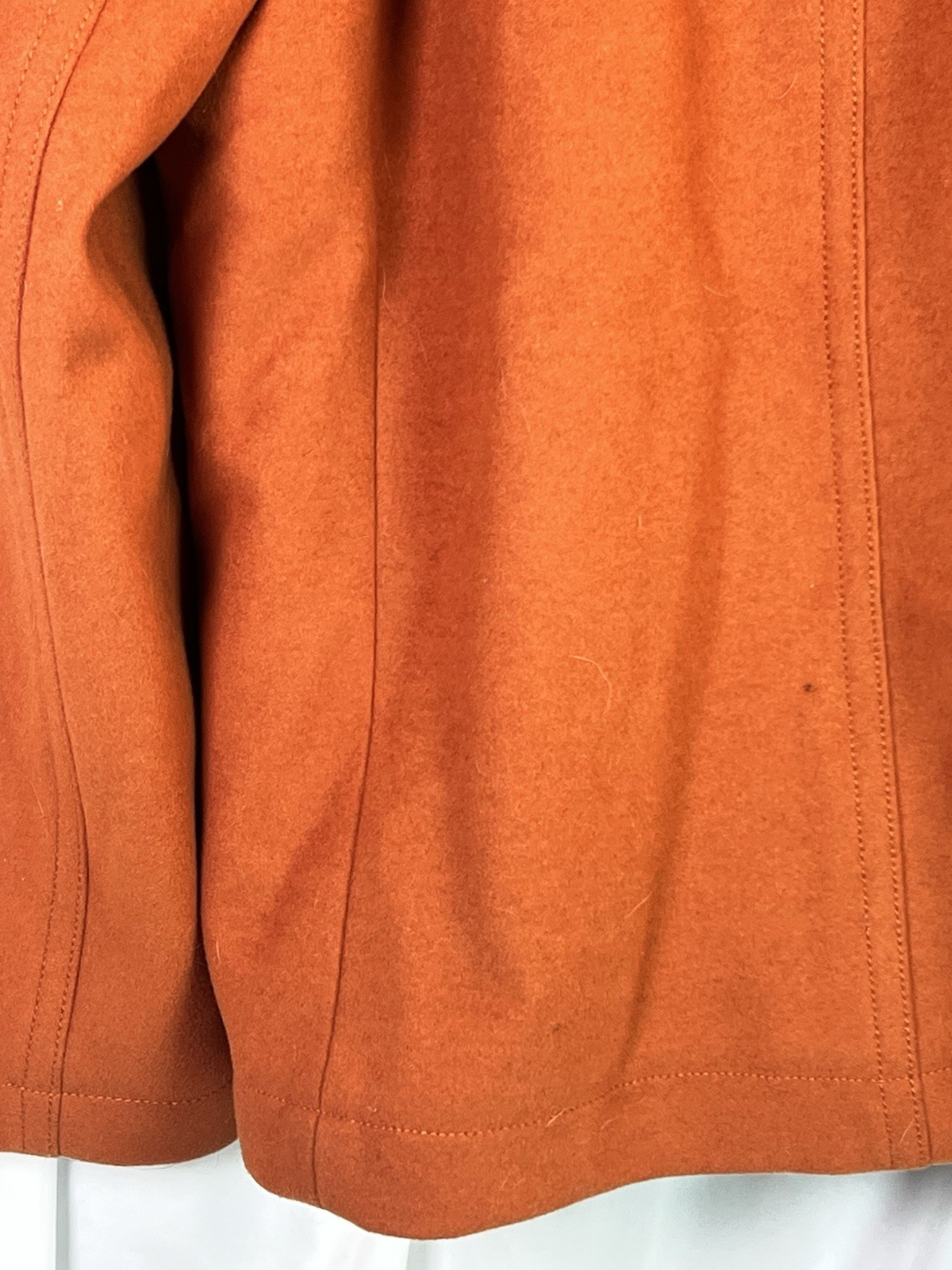 Gap Long Sleeve Zip Orange Jacket Toggle Pea Coat… - image 7