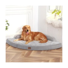 Large Dog Bed - XL Orthopedic Egg-Crate Memory Foam Dog Beds with Removable W...