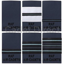RAF Air Cadets Officers Rank Slides No 2 Dress, Singles Dark Blue