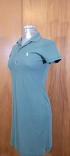NWOT Ralph Lauren Women"s Sport Polo Shirt Dress Tennis Golf in Dusty Green S