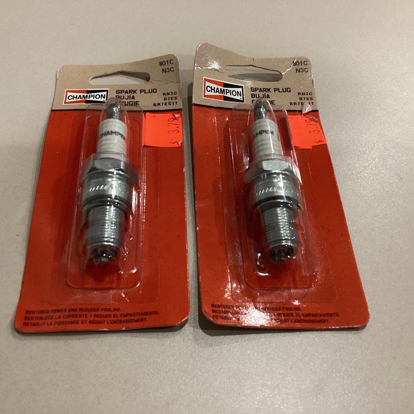 Champion N3C Copper Plus Small Engine Spark Plug 801C 2 pack