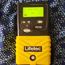 Lifeloc FC10 Electronic Breathalyzer Alcohol Tester, Black/Yellow