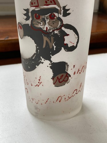 Northwestern University Two Wildcat Football Glasses 1851-1951 Centennial - Picture 2 of 6