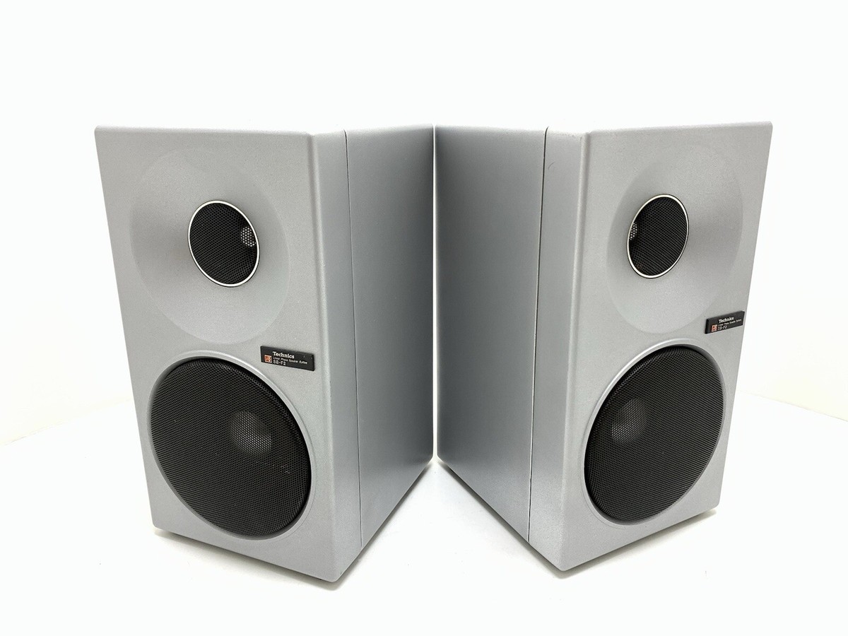 Technics SB-F2 メタルジャケットスピーカー 2Way Technics SB F2 Mini Speaker 2 Way System 50watts RMS Vintage