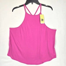 All In Motion Active Tank Top Womens X-Large Racerback Ventilated Quick Dry Pink