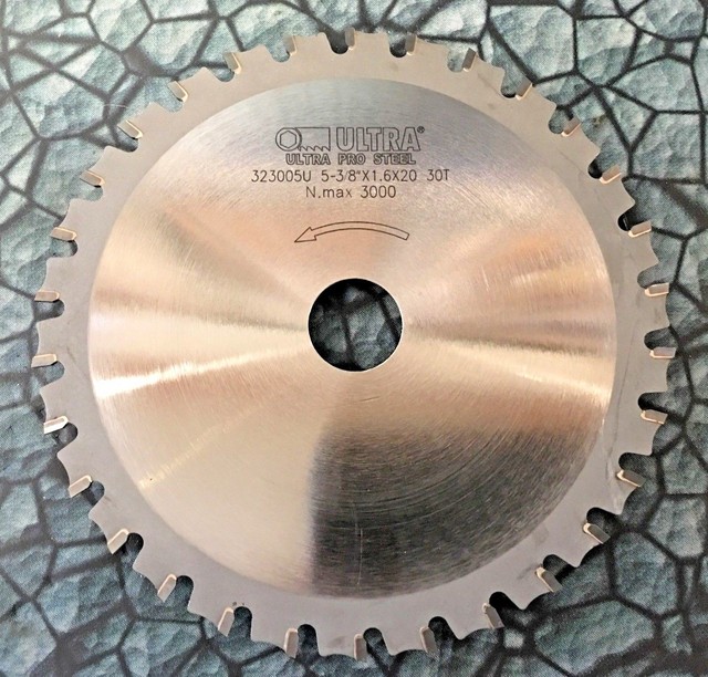 New Ultra Pro Steel Carbide 53/8" Saw Blade 20mm Arbor 30 teeth 3500