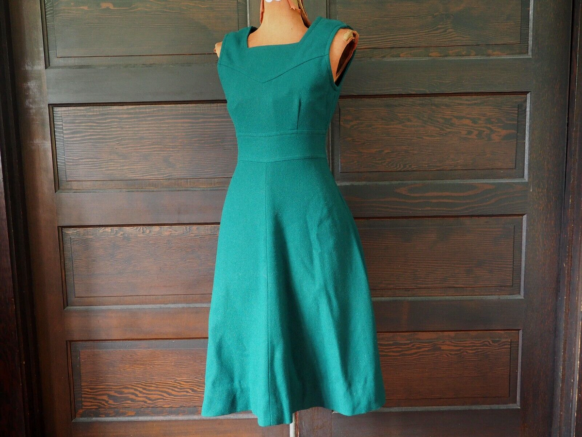 green rockabilly dress Tiered Swing Dress in Green – Glitz Glam and Rebellion