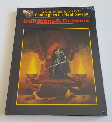DUNGEON MASTER'S OPTION HIGH LEVEL CAMPAIGNS DUNGEONS DRAGONS FRENCH SHRINK RARE
