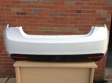 MG6 Mg 6 GT TURBO SALOON SEDAN REAR BUMPER COMPLETE IN WHITE,