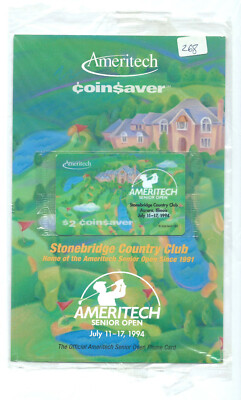 USA Ameritech - 2 $ Golf Senior Open 7/94 Aurora NEU ** MINT sealed