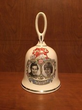 Fine Bone China Bell Commemorating Charles and Diana Royal Wedding. By Sadler