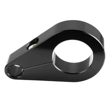 1" Handlebar Clutch Throttle Cable Brake Line Clamp For Harley Dyna