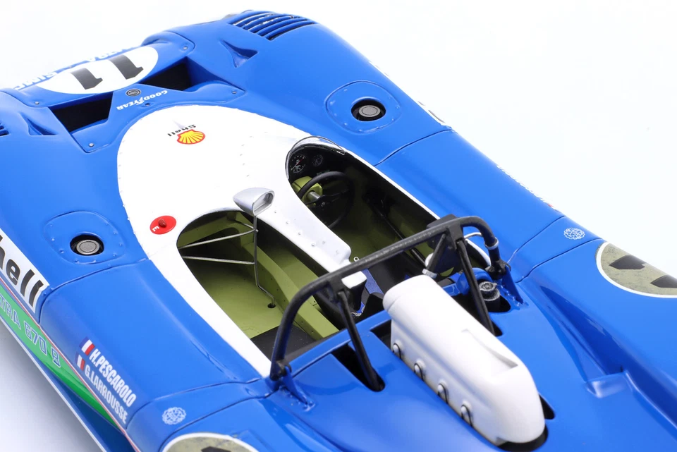 18LM73 1/18 MATRA SIMCA MS670B 3.0L V12 SHELL N11 WINNER 24h LE MANS 1973 BLUE - Image 4 of 4