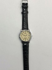 Lorus Orologio analogico al quarzo da uomo con cinturino in pelle, Argento - RM305HX9