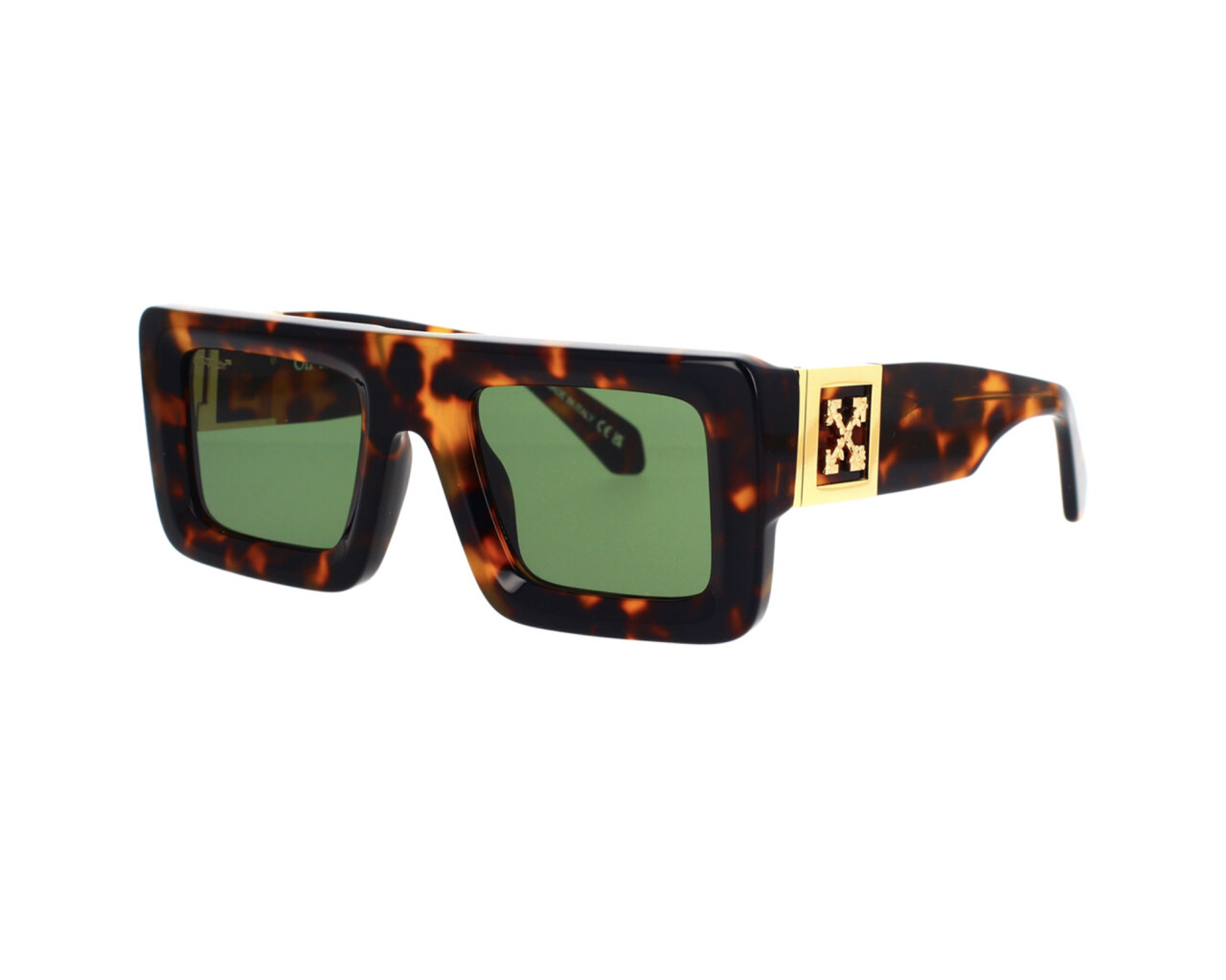 Off-White Sonnenbrille Leonardo Havannagrn Havana Grn Mann Frau 71890₽